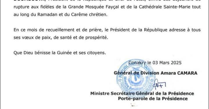 Le Mois saint de Ramadan et du Carême Chrétien